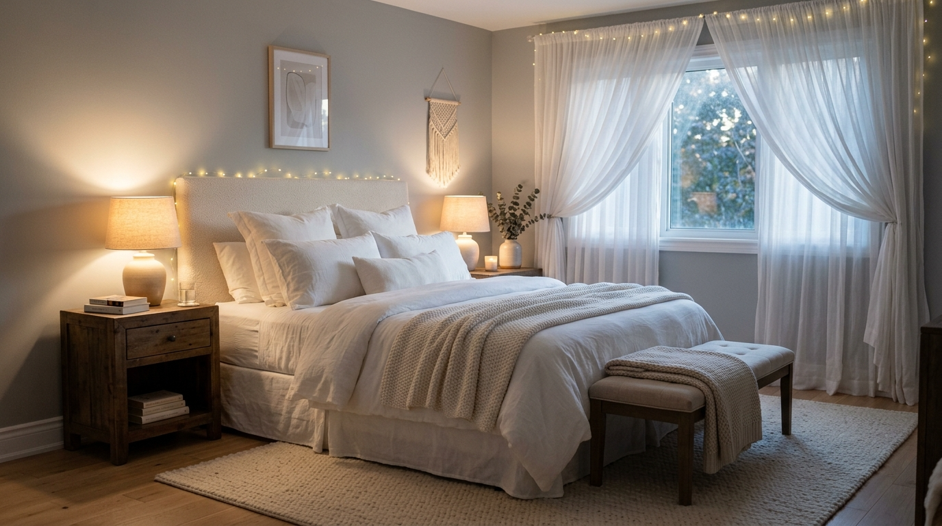 Finish with a small comfort ritual detail